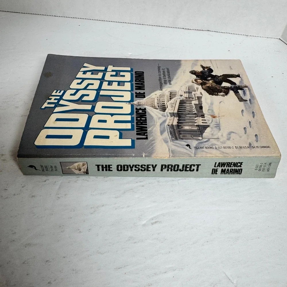 The Odyssey Project Lawrence De Marino 1989 First Printing Thriller Fiction
